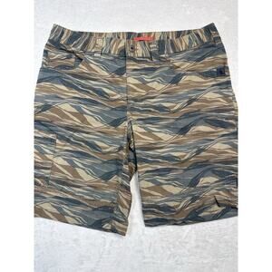 L.L.Bean Riverton Print Cargo Shorts Size 36 Rare Camo Nylon Blend VHTF